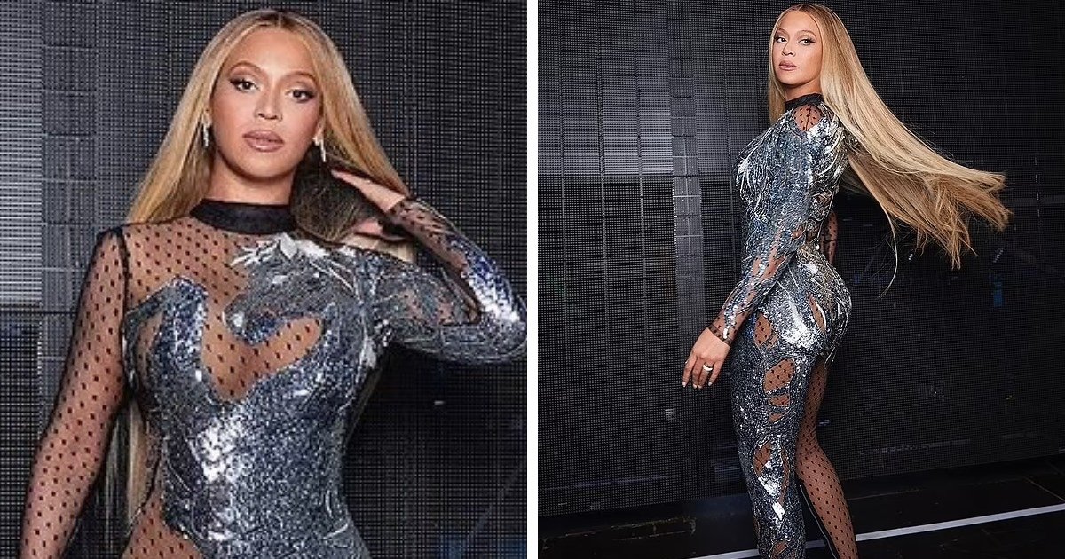 807ddfe0 0234 4d17 8ffb a82952b2b54e.jpeg?resize=412,275 - EXCLUSIVE: Beyoncé Displays 'Incredibly Youthful' Appeal While Squeezing Into A Sheer Metallic Jumpsuit