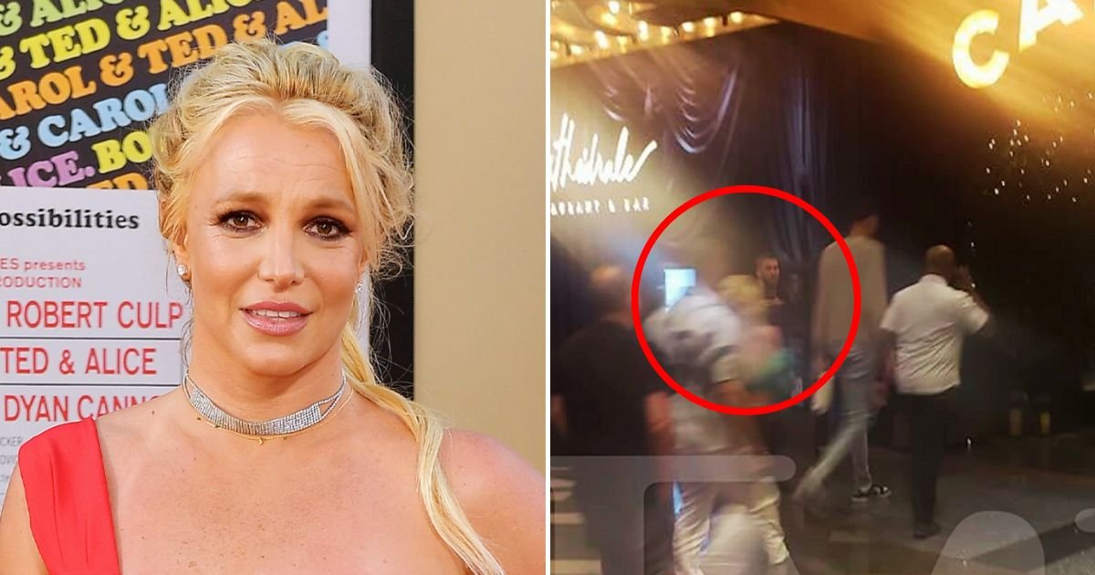 britney4.jpg?resize=412,275 - JUST IN: NBA Star Claims His Security Guard Slapped Britney Spears 'In The Face' Because She Grabbed Him From Behind