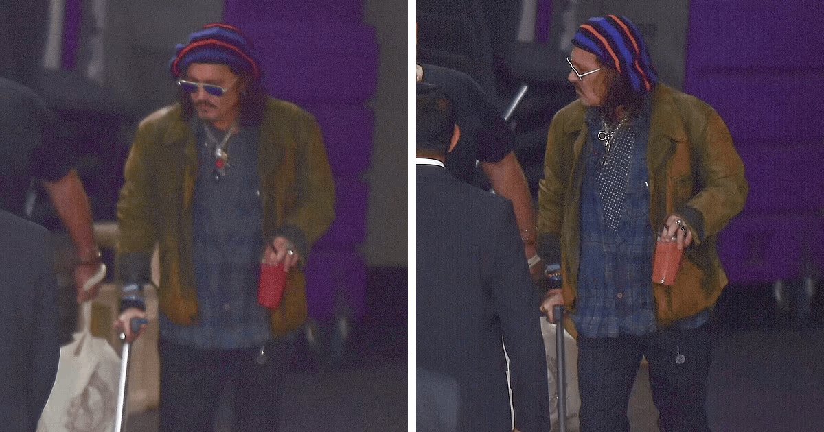 d2 2.png?resize=1200,630 - BREAKING: Fans SADDENED As Johnny Depp Pictured Wearing Medical Boot & Walking Using A Crutch