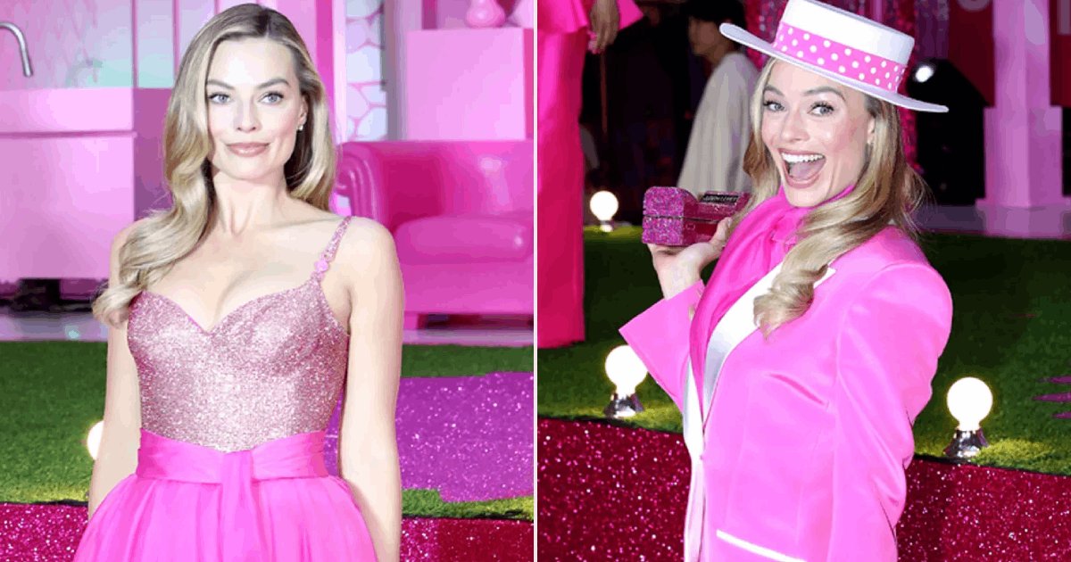 d3.png?resize=1200,630 - EXCLUSIVE: Margot Robbie Hailed As 80's Inspired Barbie As Actress Looks Picture Perfect At Her Latest Film Premiere