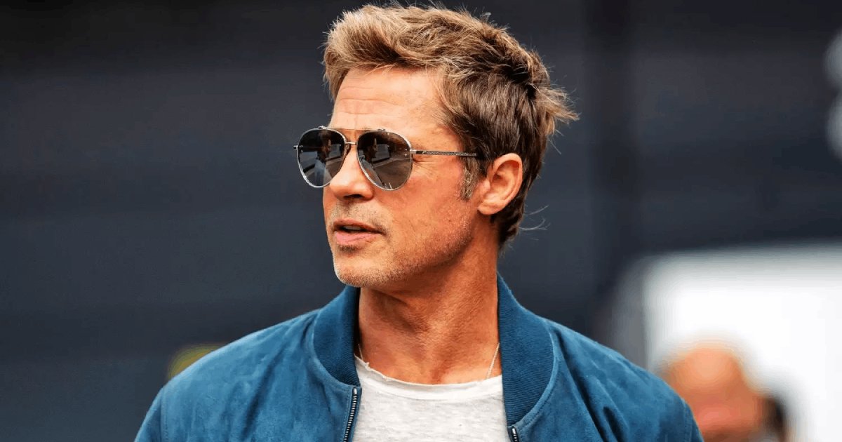 d5 3.png?resize=1200,630 - JUST IN: Brad Pitt Looks Smoking Hot & So Youthful As Star Steps Out In Mirrored Shades And Casual Attire