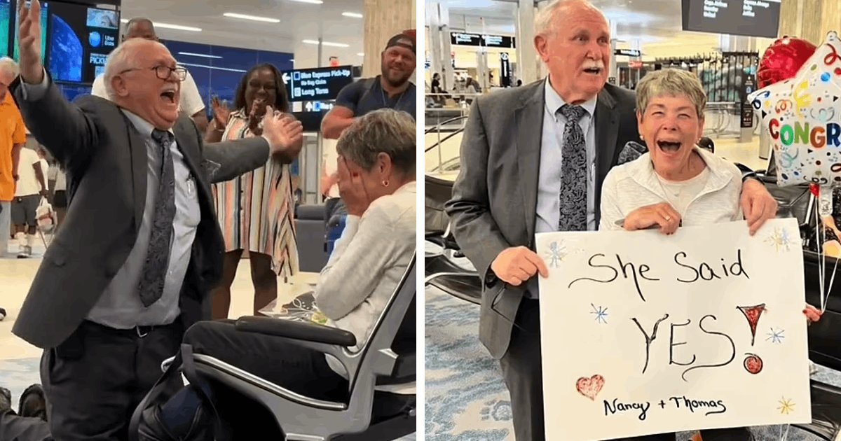 d7 1.png?resize=412,232 - JUST IN: Man Wins Hearts For Emotional Proposal To His High School Sweetheart After 60 YEARS