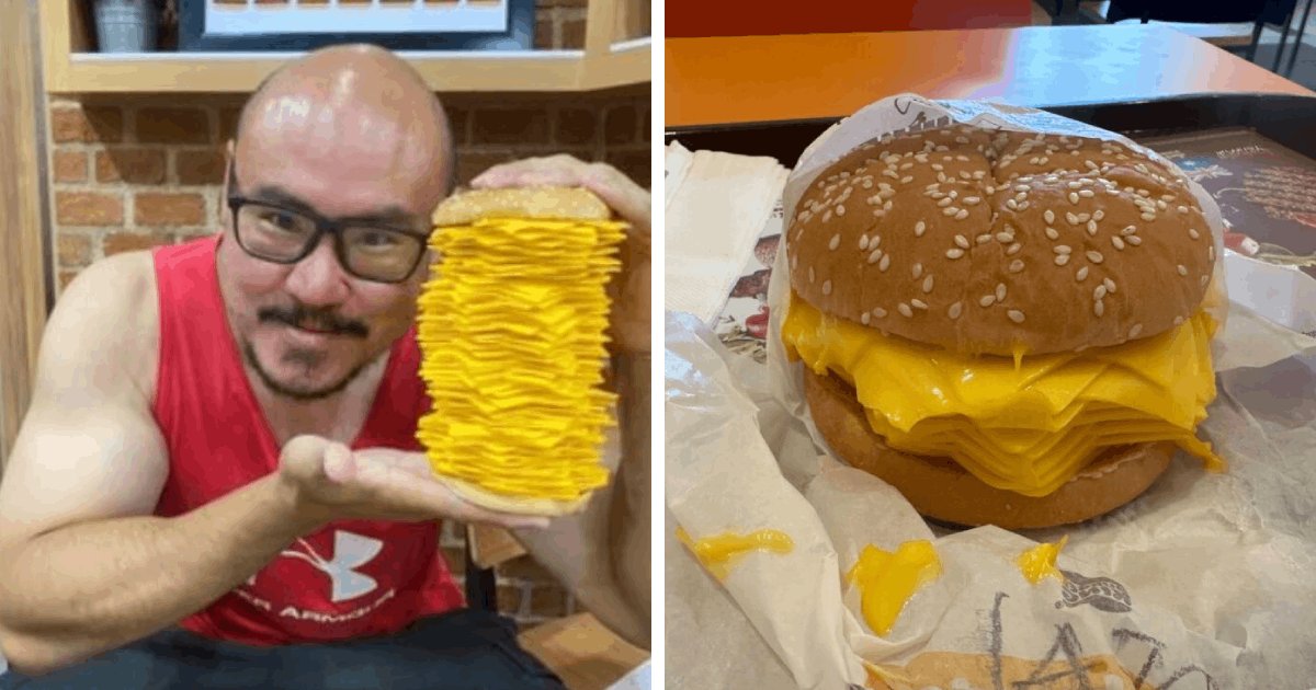 d7 5.png?fit=1024%2C538&ssl=1&strip=all - JUST IN: Burger King Makes History With Its Meatless Burger Featuring 'Just' 20 Slices Of Cheese