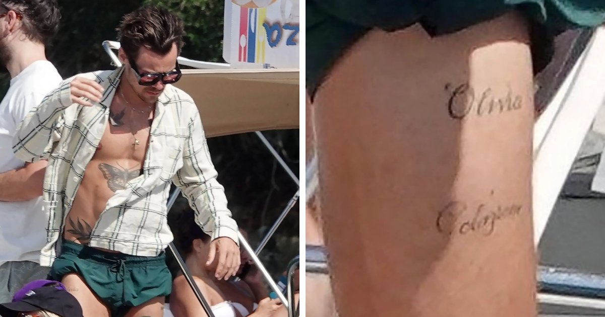 d7 7.png?resize=1200,630 - EXCLUSIVE: Harry Styles BLASTED For 'New Tattoo' That's Dedicated To His Ex-Lover Olivia Wilde