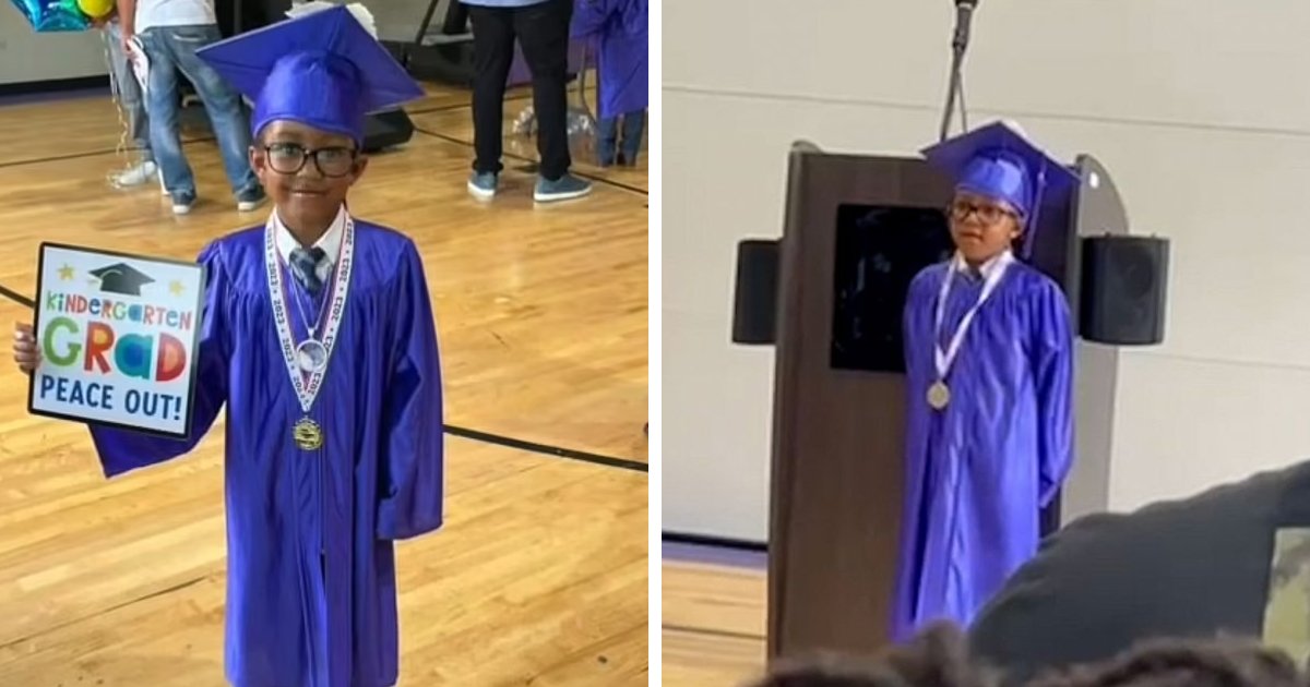 d73.jpg?resize=412,275 - BREAKING: 6-Year-Old Kindergarten Student Brings Audience To TEARS With His Heartfelt Speech For Late Mom