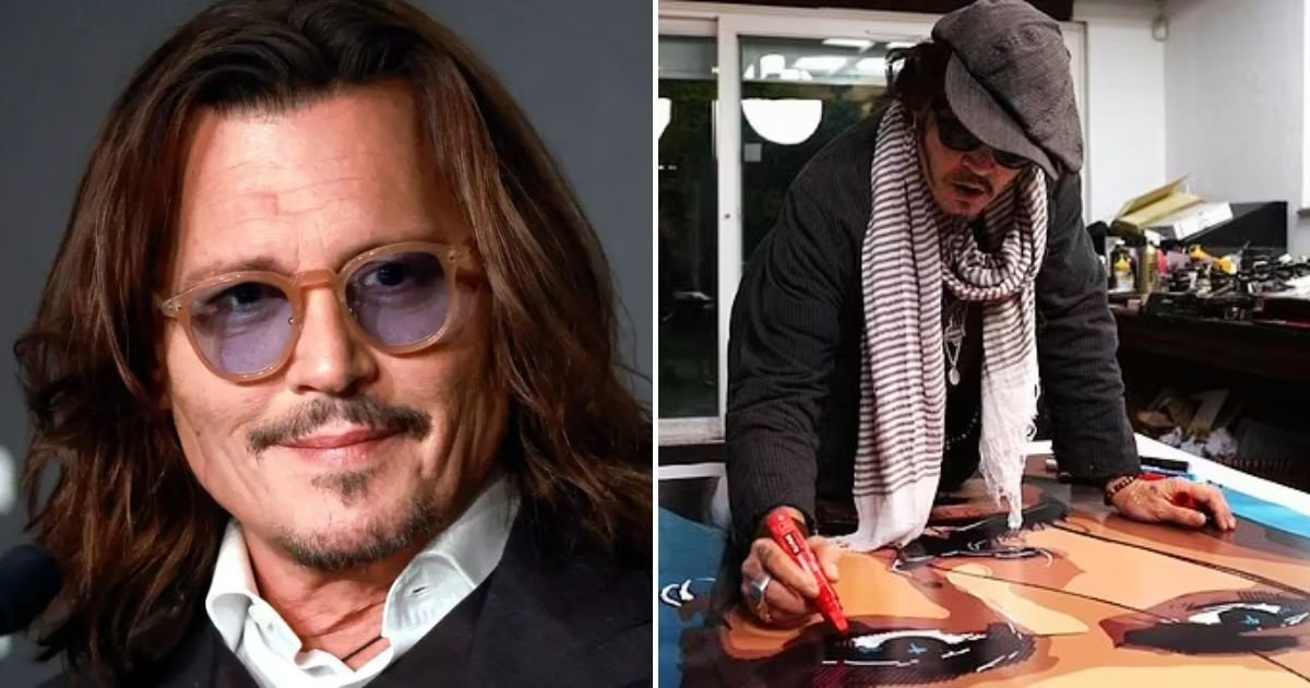 depp5.jpg?resize=412,275 - JUST IN: Johnny Depp, 60, UNVEILS His First Self-Portrait Ever And Everyone Is Saying The Same Thing About It