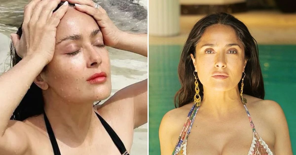 salma.jpg?resize=412,275 - JUST IN: Salma Hayek, 56, Is Being Hailed As A 'Goddess' As She Celebrates National Bikini Day And Shows Off Figure