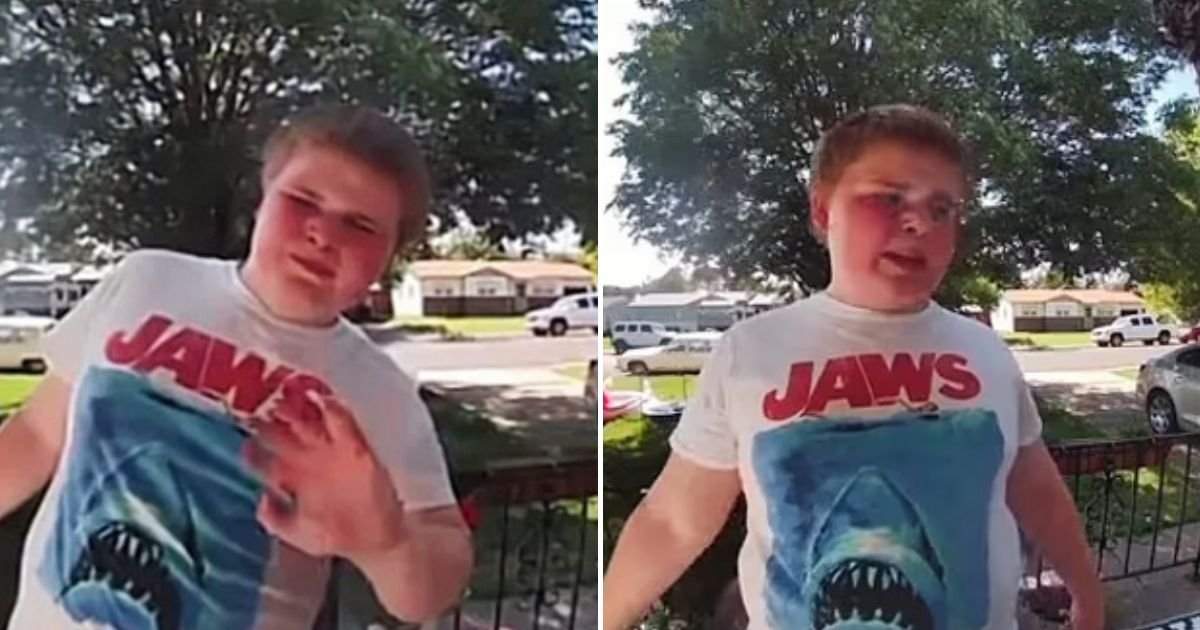 shayden4.jpg?resize=412,275 - Bullied Boy Knocks On Doors Hoping To Make A Friend, Kind Strangers Then Decided To Give Him A Surprise Gift