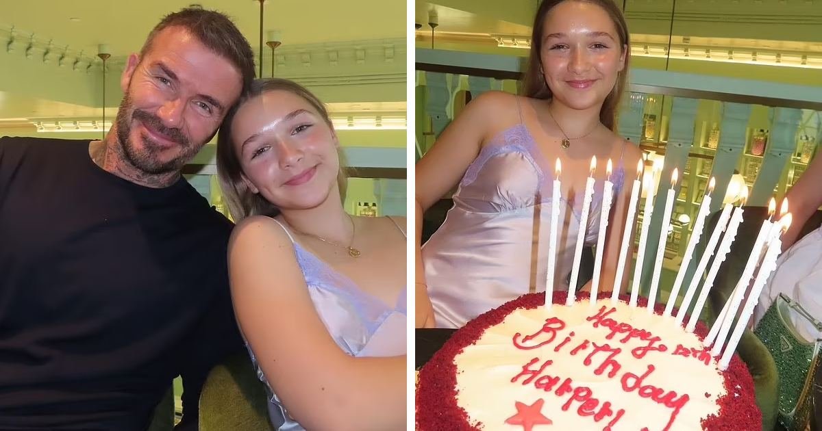 t3.jpeg?resize=412,232 - JUST IN: David Beckham Showers Immense Love On His Daughter Harper Beckham's 12th Birthday