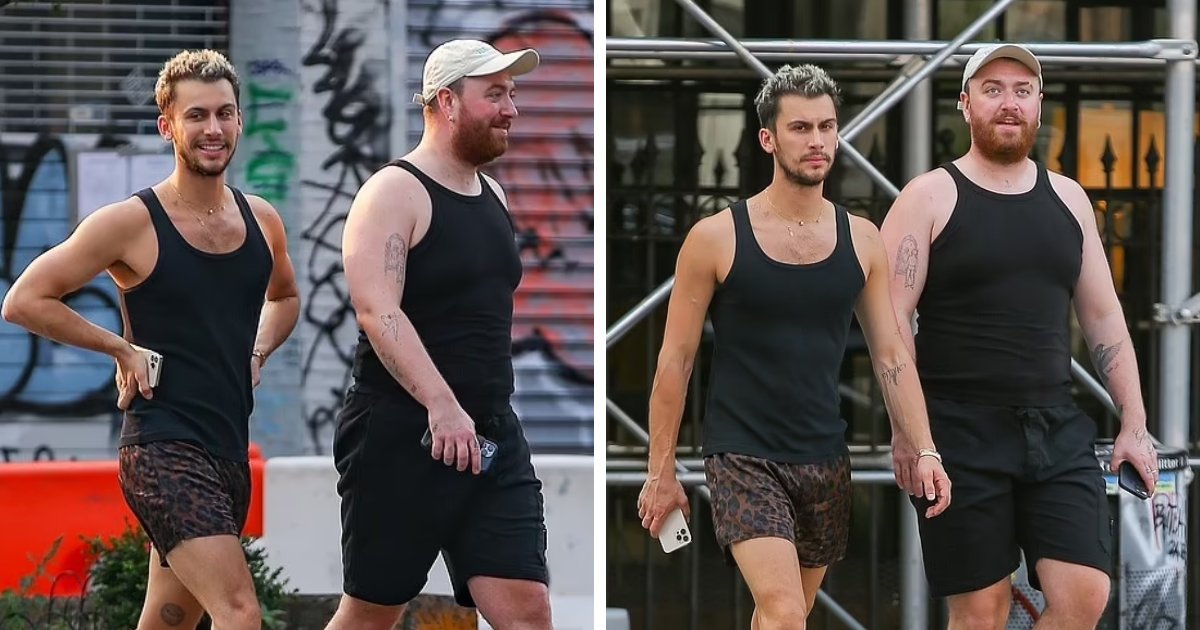 t4 1.png?resize=412,275 - EXCLUSIVE: Sam Smith BLASTED After Being Spotted Wearing 'Matching' Tank Tops' With Rumored Boyfriend