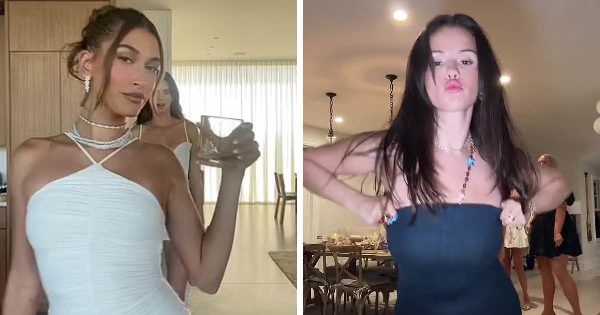 t4 15.png?resize=1200,630 - Hailey Bieber Fans Accuse Selena Gomez Of COPYING Supermodel's Catwalk In An Attempt To Reignite Old Feud