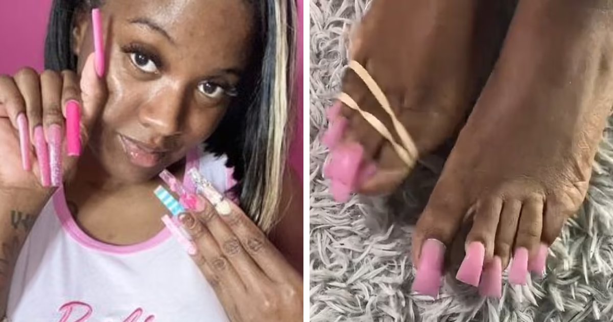 t6 10.png?resize=1200,630 - Woman Baffles TikTok Viewers By Displaying How She Wore Shoes With The Help Of A RUBBER BAND