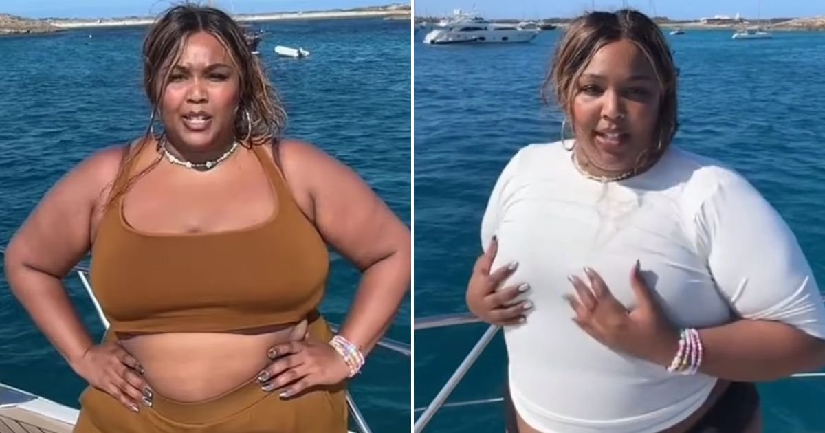 untitled design 2023 07 08t105607 410.jpg?resize=412,275 - Lizzo Shows Off Her Incredible Figure And Toned Muscles In NEW Photoshoot For Yitty Shapewear