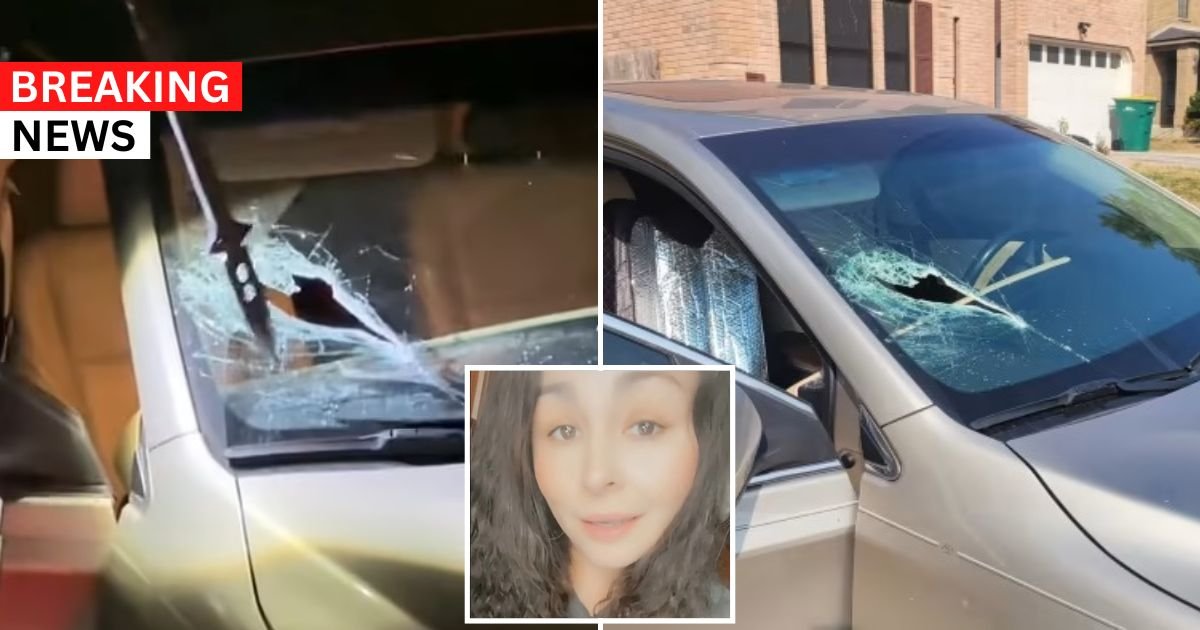 breaking 83.jpg?resize=412,275 - BREAKING: Woman Narrowly Escapes Death After Madman Throws A SPEAR At Her Car Window