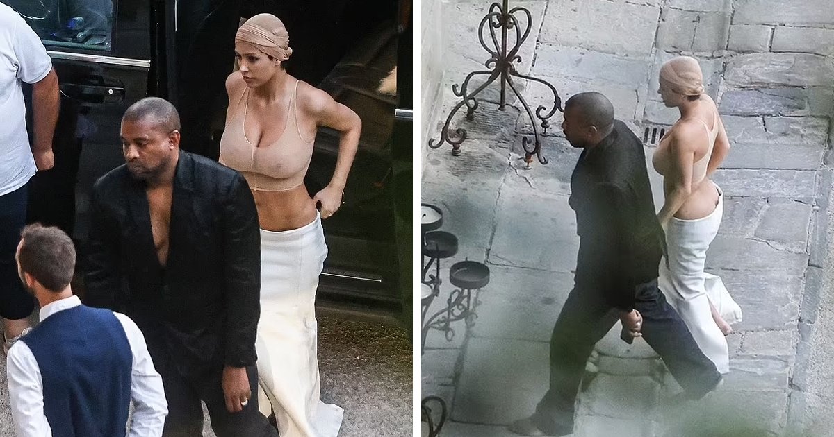 d167.jpg?resize=1200,630 - JUST IN: Kanye West's 'Busty' Wife Bianca Censori Turns Heads With Her 'Very Revealing' Top As Rapper Walks BAREFOOT By Her Side