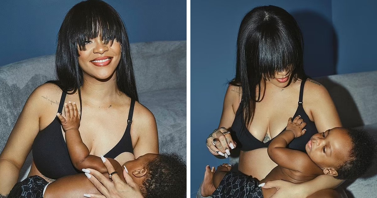 d6.jpg?resize=1200,630 - JUST IN: Pregnant Rihanna Faces Criticism For Openly Breastfeeding Her Son To Promote Her Maternity Wear