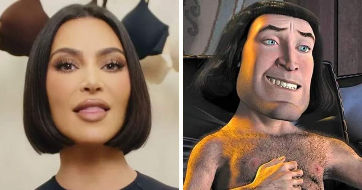 t6.jpeg?resize=412,275 - BREAKING: Kim Kardashian 'Mercilessly' Roasted For Debuting New 'Lord Farquaad' Themed Bob Cut