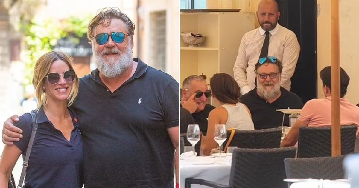 untitled design 77.jpg?resize=412,275 - Russell Crowe Is Pictured With His Girlfriend In RARE Appearance While Vacationing In Rome