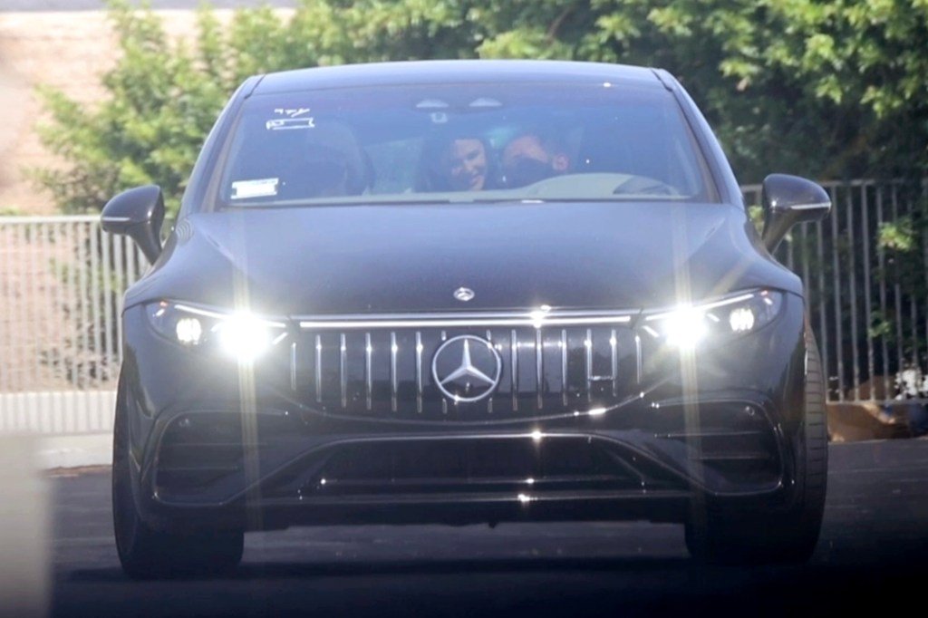 Jennifer Garner and Ben Affleck in car together