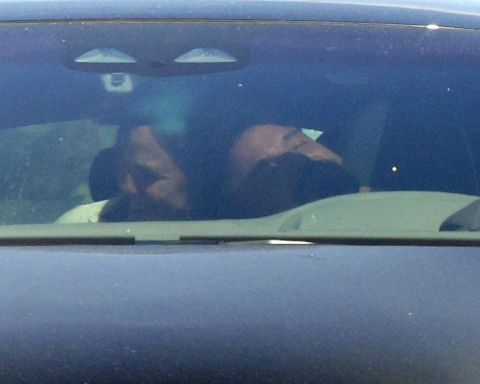 Ben Affleck and Jennifer Garner in car together.