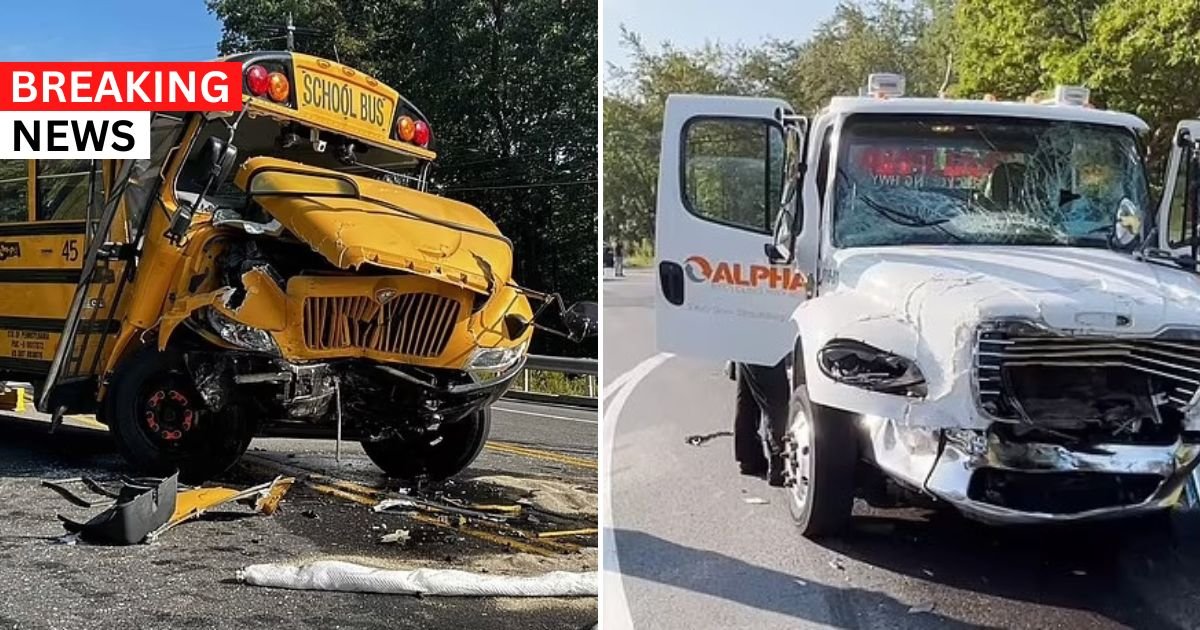 breaking 2023 09 07t091951 505.jpg?resize=412,232 - BREAKING: 49 Children Rushed To Hospital After School Bus Collides With A Tow Truck