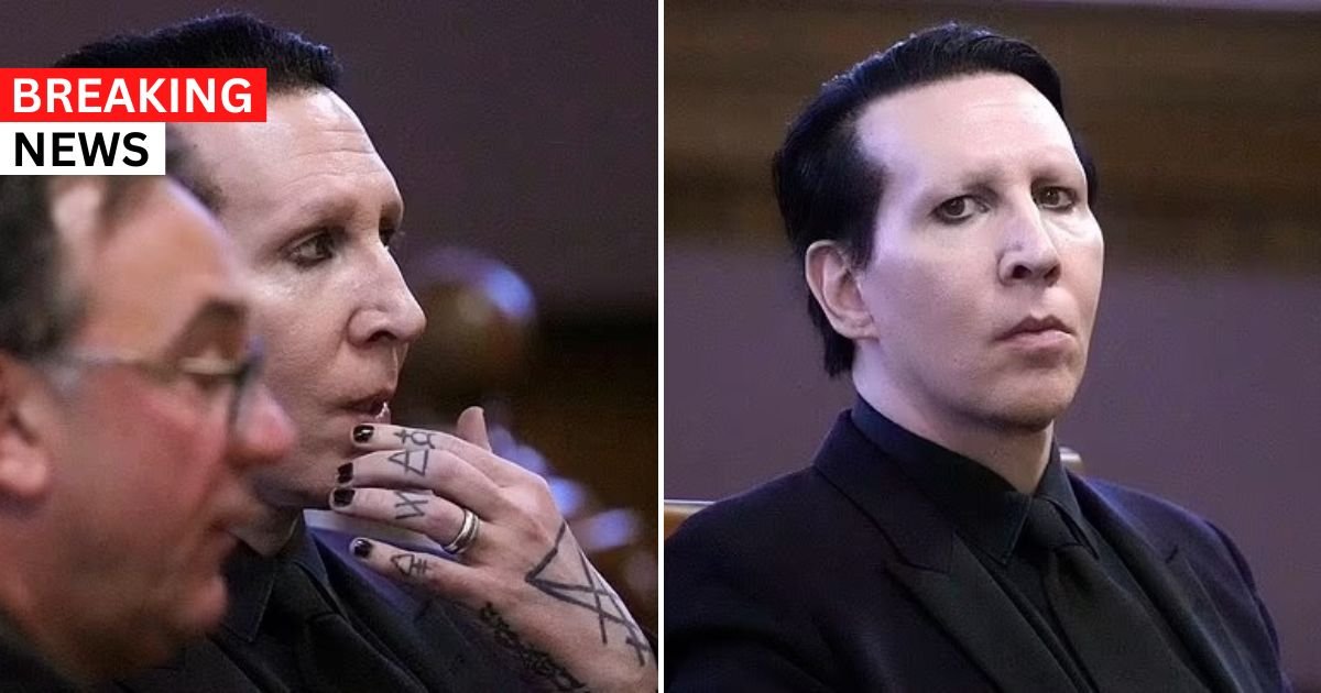 breaking 2023 09 19t094638 081.jpg?resize=412,275 - BREAKING: Marilyn Manson Is SENTENCED After Blowing His Nose And Spitting At A Woman