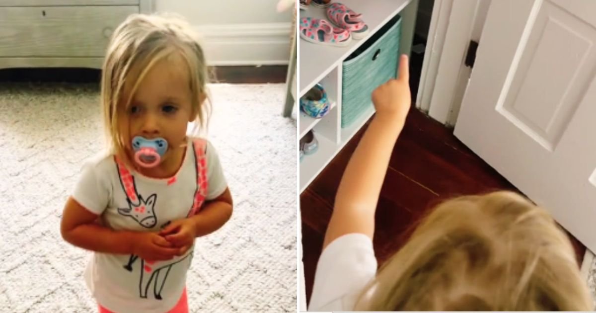 closet4 1.jpg?resize=412,275 - Mother FREAKS Out As Daughter, 2, Tells Her There Is 'A PERSON Hiding In Her Closet' Who Keeps Smiling At Her
