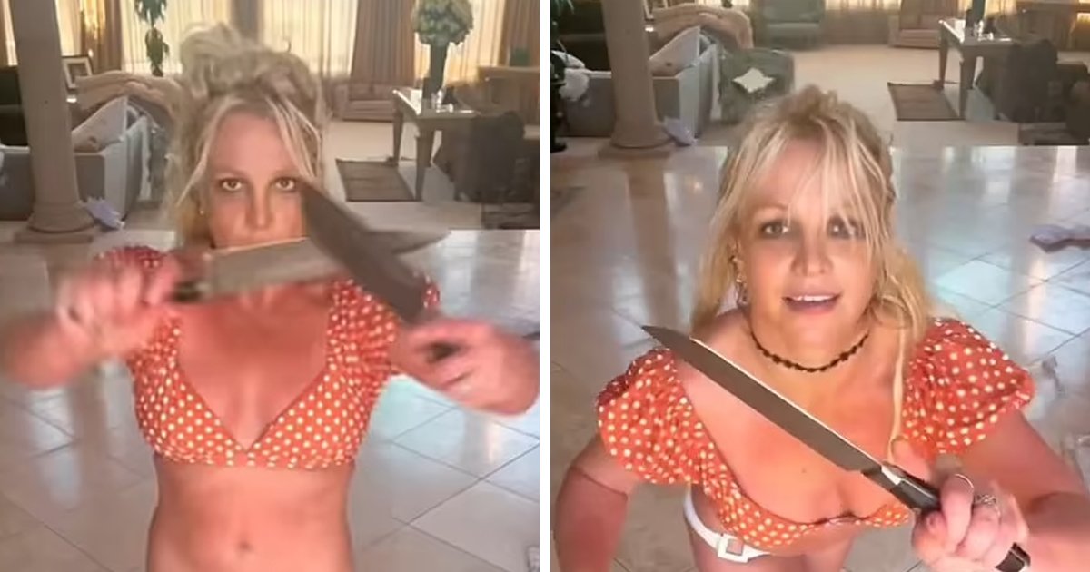d146.jpg?resize=1200,630 - BREAKING: Police Arrives At Britney Spears’ Residence For ‘Welfare Check’ After Star Posts Bizarre Video Of Herself Dancing With Sharp Objects