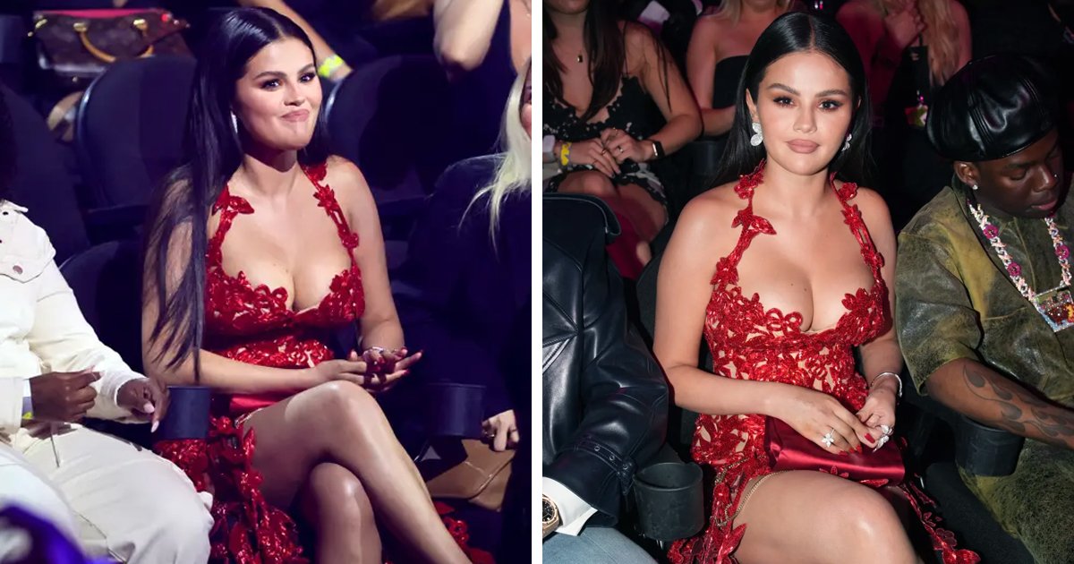 d45.jpg?resize=412,275 - BREAKING: Camera Catches Exact Moment When Selena Gomez Looks Horrified At VMAs As Olivia Rodrigo's Set Collapses