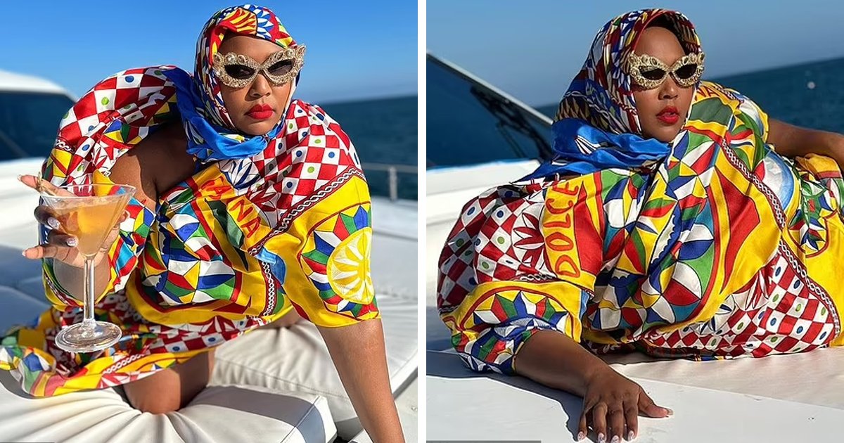 d7.jpg?resize=412,275 - "We Are SICK Of Seeing This Much Thick Skin!"- Lizzo Pictured In Revealing Attire While Enjoying Downtime On A Yacht