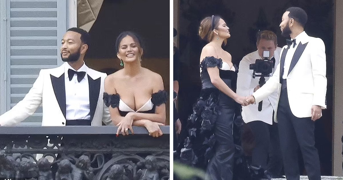 d73 1.jpg?resize=412,275 - BREAKING: Chrissy Teigen & John Legend Put On A Dramatic Display Of Fashion As Pair Renew Wedding Vows In Glamorous Italian Event
