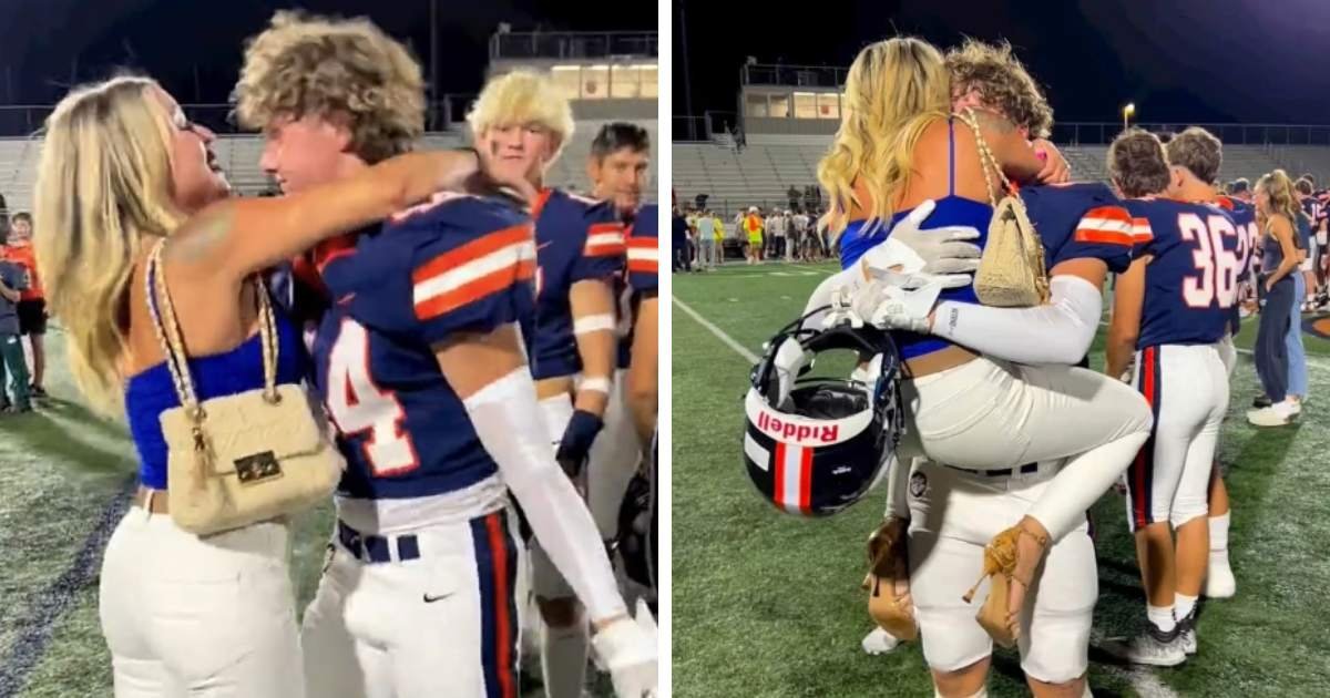 m1 1 4.jpeg?resize=1200,630 - “That’s Disgusting, He’s Your Son!”- Utah Mom Fumes After Trolls Accuse Her Of Abuse After She ‘Intimately’ Hugged Her Son On The Field 