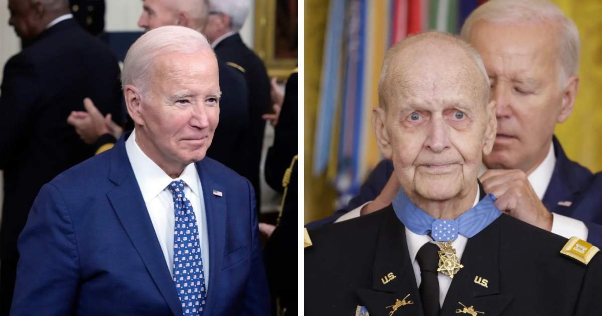 m1.jpeg?resize=1200,630 - BREAKING: President Biden CRITICIZED For 'Walking Out' Before End Of Medal Of Honor Ceremony