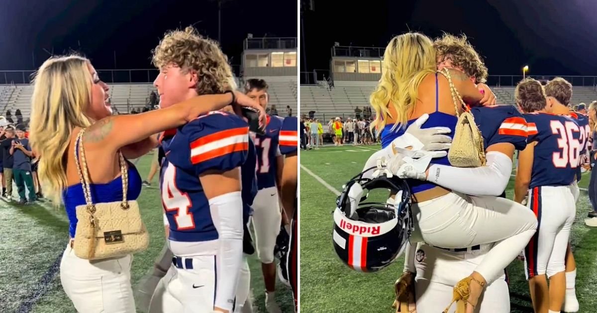 mom4.jpg?resize=412,275 - Son FINALLY Speaks Out After His Mother Was Slammed Online For 'STRADDLING' Him After Football Game