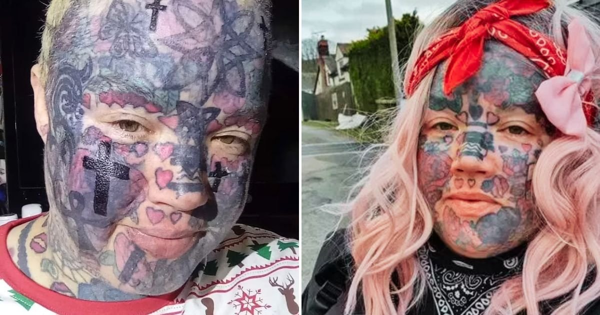 sloan4.jpg?resize=1200,630 - Mother-Of-Two Whose Face Is Covered In Tattoos Complains About People 'Not Seeing Her As Human' As She Can't Get A Job