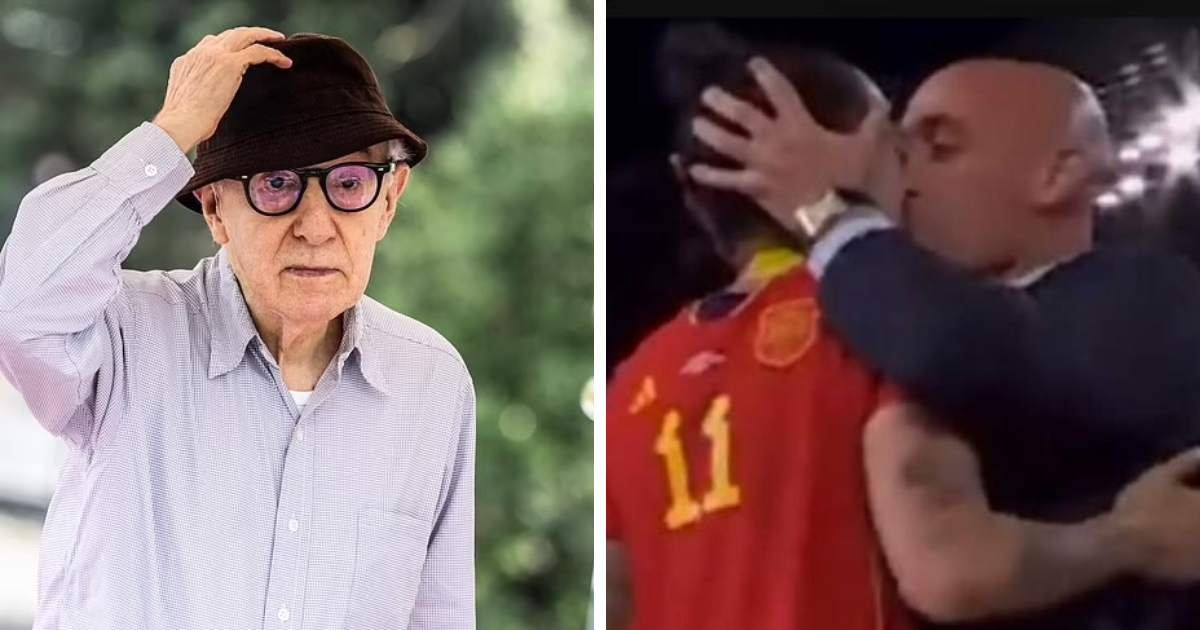 t2 2.jpeg?resize=1200,630 - “He Only Kissed Her, He Didn’t Assault Her!”- Woody Allen Slammed For Siding With Spanish Soccer Boss Who Forcefully Pinned His Lips On Young Female Star