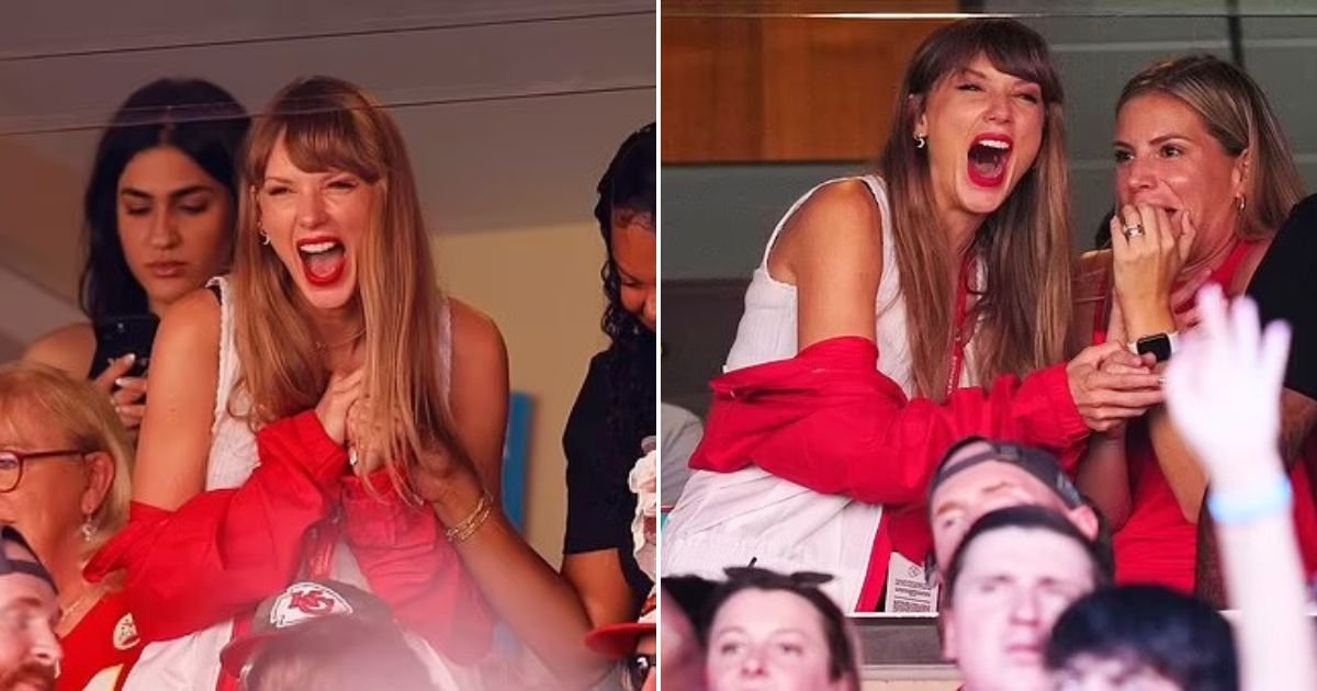 untitled design 2023 09 25t082431 064.jpg?resize=1200,630 - Taylor Swift Screams Her Lungs Out As She Supports Her Rumored Boyfriend During His Football Match