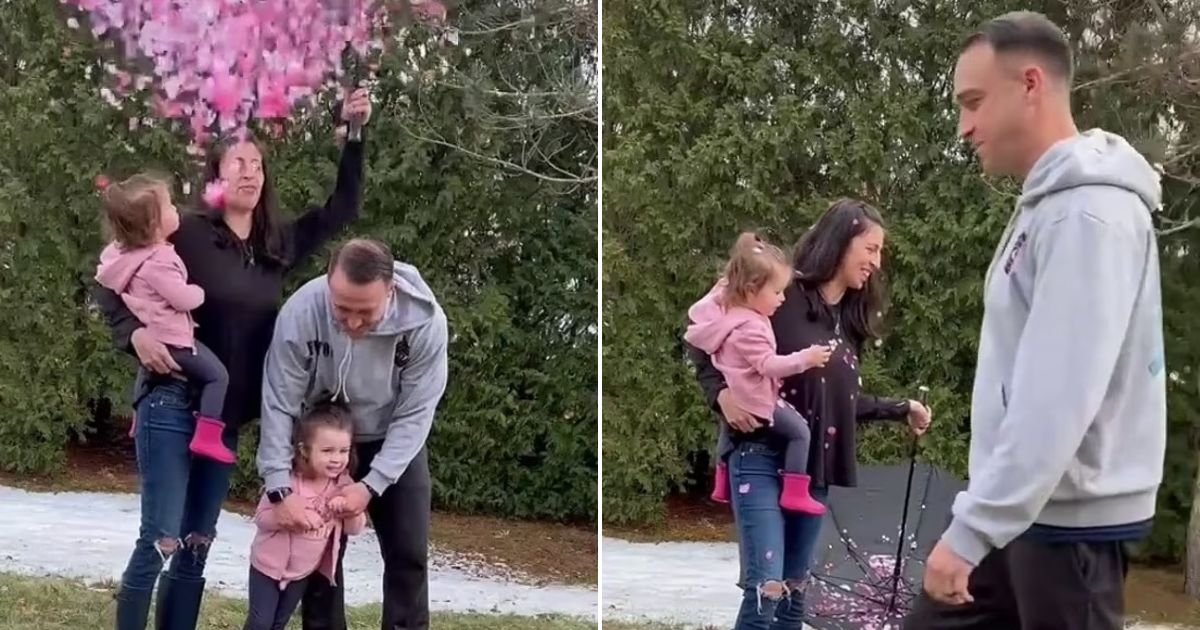 untitled design 2023 09 28t115909 639.jpg?resize=1200,630 - Father Slammed For Screaming ‘F**k’ And Storming Off Gender Reveal Party After Finding Out He Was Getting Another Girl