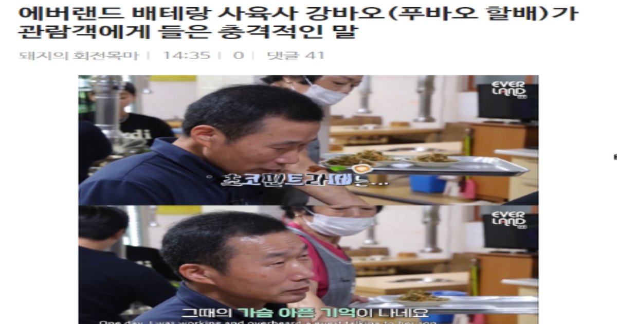 1 16.png?resize=1200,630 - 에버랜드 배테랑 사육사 강바오가 관람객에게 들은 충격적인 말 ㄷㄷ