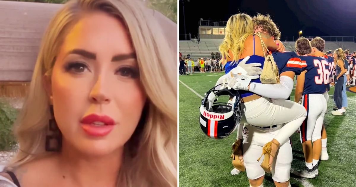 amber4.jpg?fit=1024%2C538&ssl=1&strip=all - 'He Is MY Hero!' Mom Defends Herself After Video Of Her 'STRADDLING' Her Son After A Football Game Raised Eyebrows