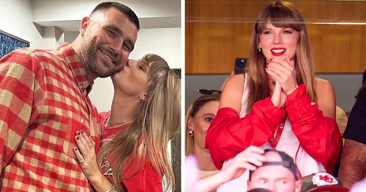 d2 4 1.jpeg?resize=1200,630 - EXCLUSIVE: FIRST KISS! Taylor Swift Drives Fans WILD After Planting SMOOCH On Boyfriend Travis Kelce In Loved Up Snap