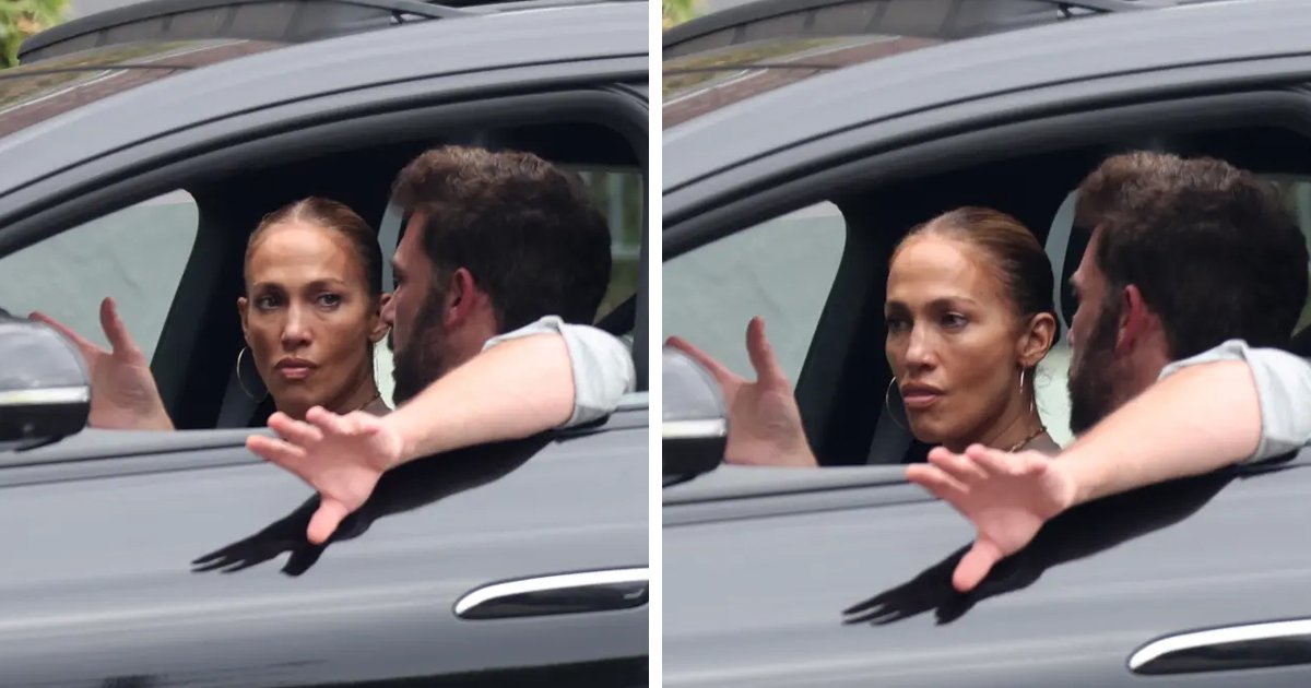 d2.jpg?resize=412,275 - BREAKING: Jennifer Lopez Looks Tense As She Has ‘Heated Discussion’ With Husband Ben Affleck Inside Car