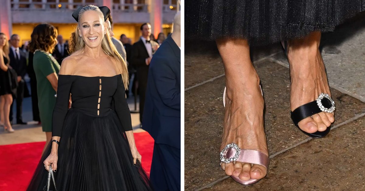 d39.jpg?resize=1200,630 - JUST IN: Sarah Jessica Parker Miserably TROLLED For Showing Up To New York City Ballet Gala Wearing MISMATCHED Shoes 