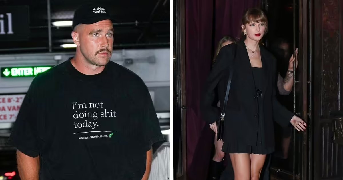 d8.jpg?resize=412,275 - JUST IN: NFL Star Travis Kelce Caught Doing ‘Walk Of Shame’ After Leaving Taylor Swift’s Apartment At ‘Awkward Time’