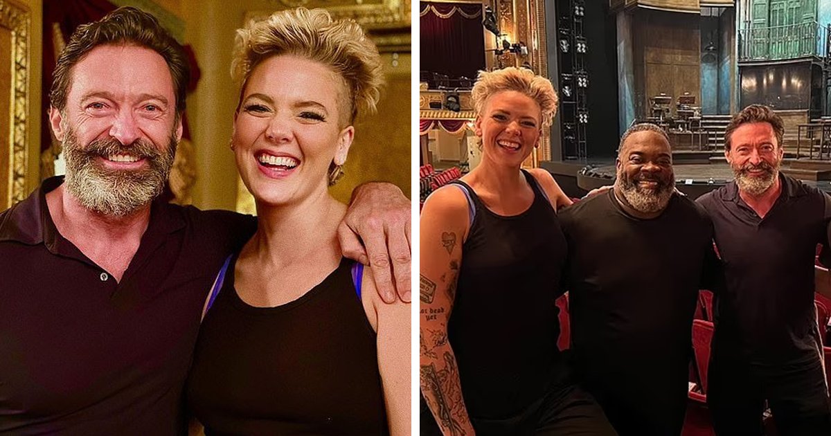 d86.jpg?resize=412,275 - BREAKING: Mystery Woman Making Hugh Jackman Smile Again After His Shock Split Finally Unveiled