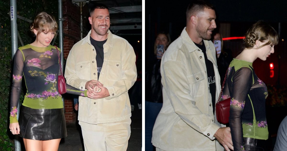 d98.jpg?resize=412,275 - EXCLUSIVE: Travis Kelce Puts A ‘Cheeky Hand’ On Taylor Swift’s BEHIND On Their Second Date In 48 Hours