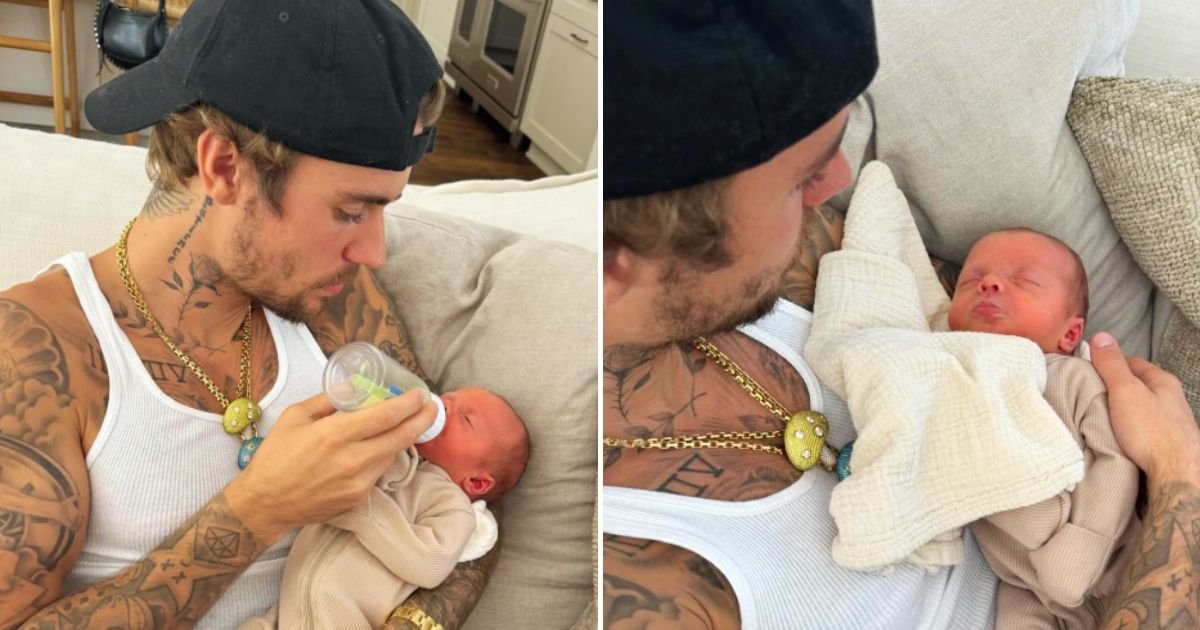 justin4.jpg?fit=1024%2C538&ssl=1&strip=all - JUST IN: Justin Bieber, 29, Shares Picture Of Him Cradling A Newborn BABY And Holding A Bottle To The Little One’s Mouth