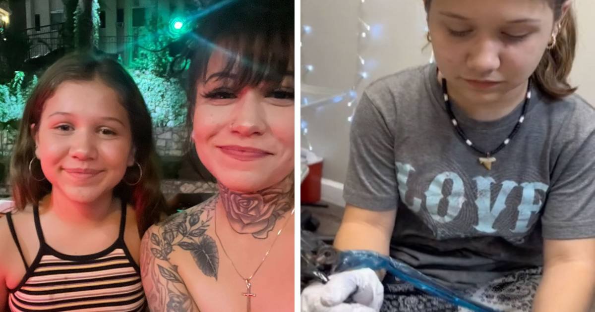 m2 1.jpeg?resize=412,275 - World’s Youngest Tattoo Artist Turns Heads After Starting Off Career At The Age Of Six