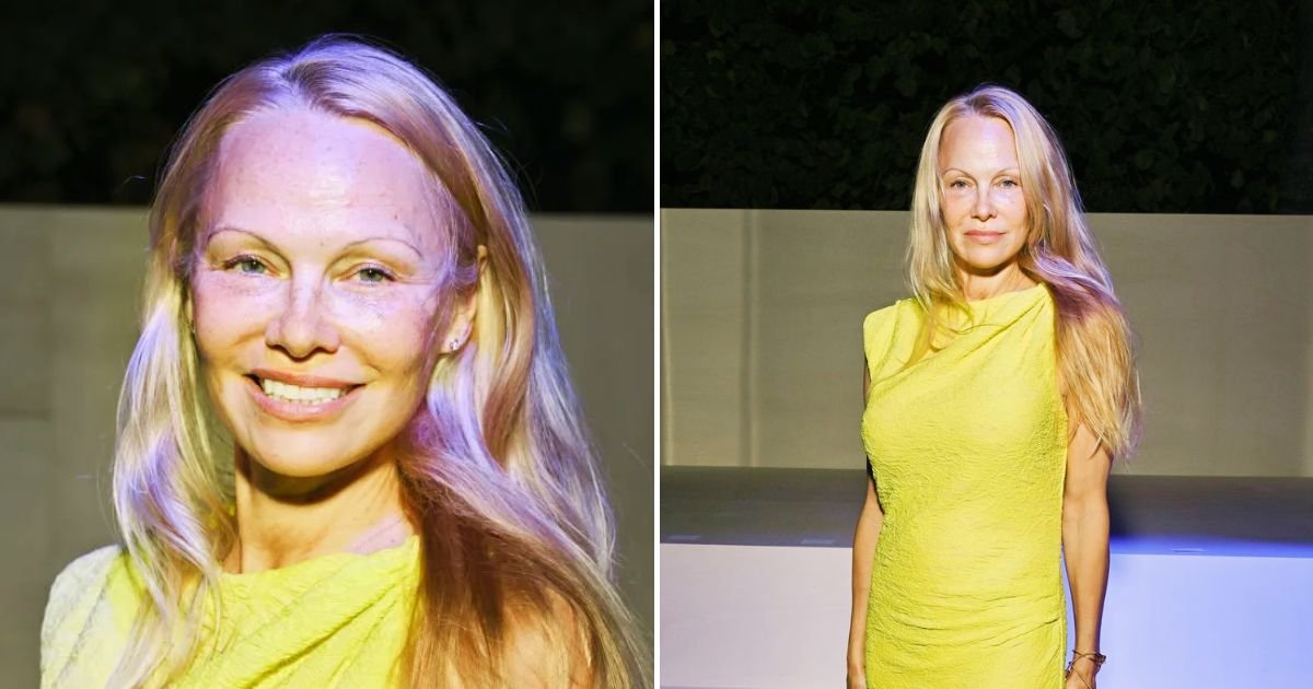 pamela5.jpg?resize=412,275 - JUST IN: Pamela Anderson Asks People To 'Accept Me As I Am' After She Appeared Without Makeup At Paris Fashion Week