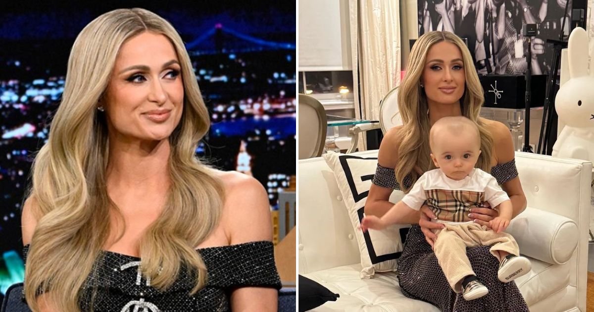 paris4.jpg?resize=412,275 - JUST IN: Paris Hilton, 42, Shares Her Baby's First Word And Admits She ‘Wonders Where He Got That From’